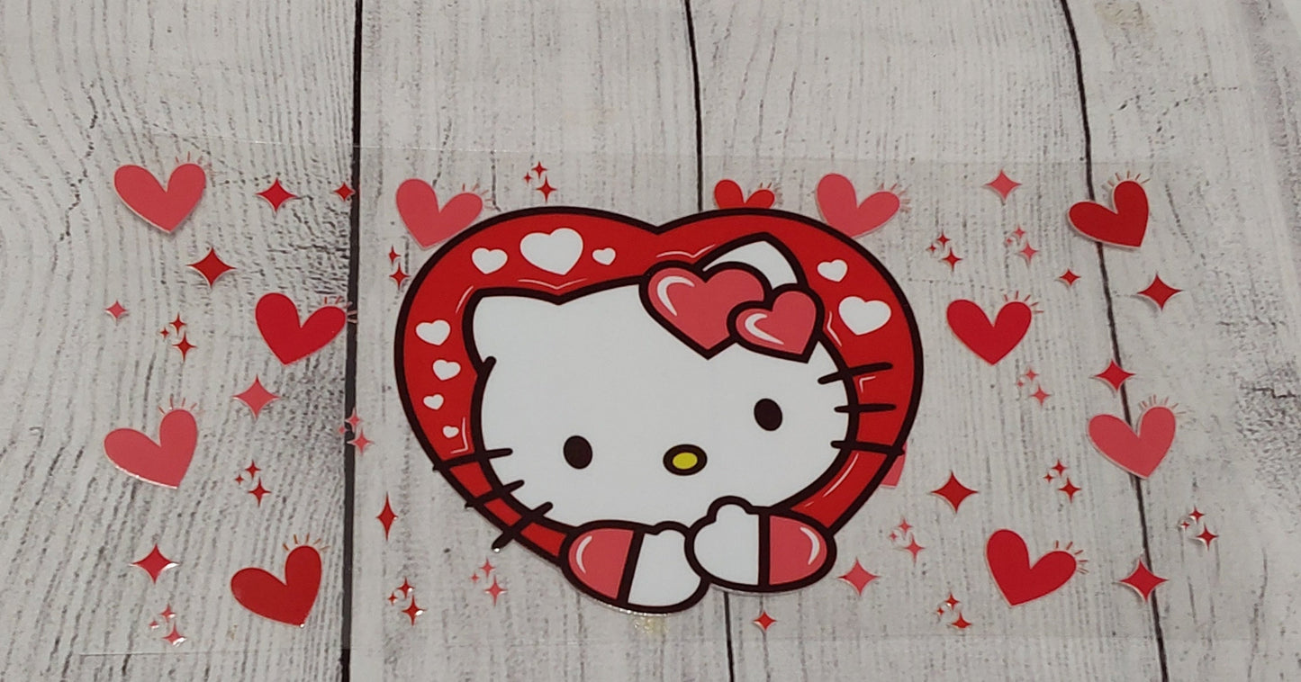 Red Kitty hearts