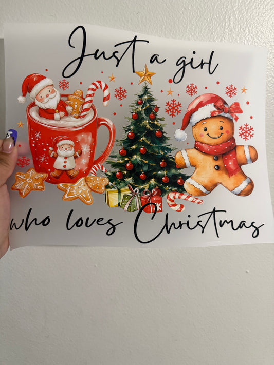 Just loves Christmas