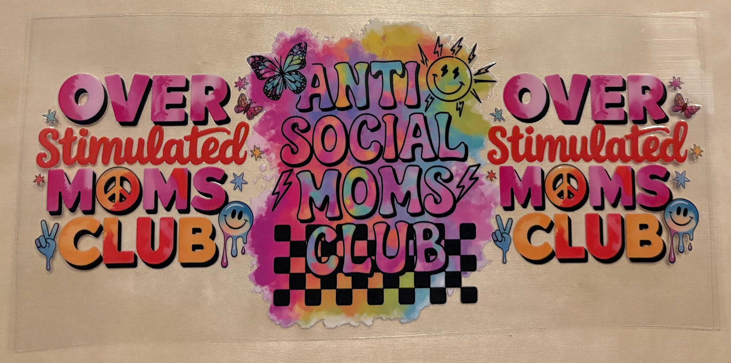 Overstimulated Moms club Wrap