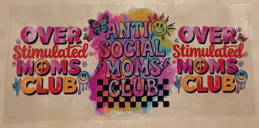 Overstimulated Moms club Wrap