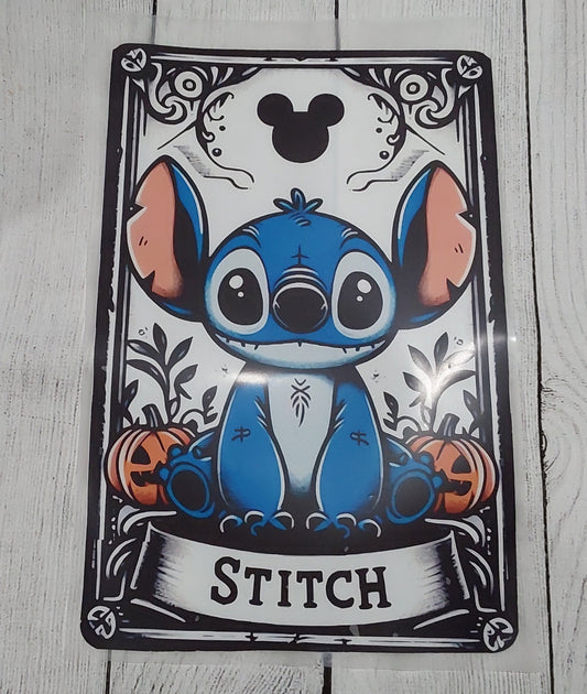 Tarot Card Blue Monster