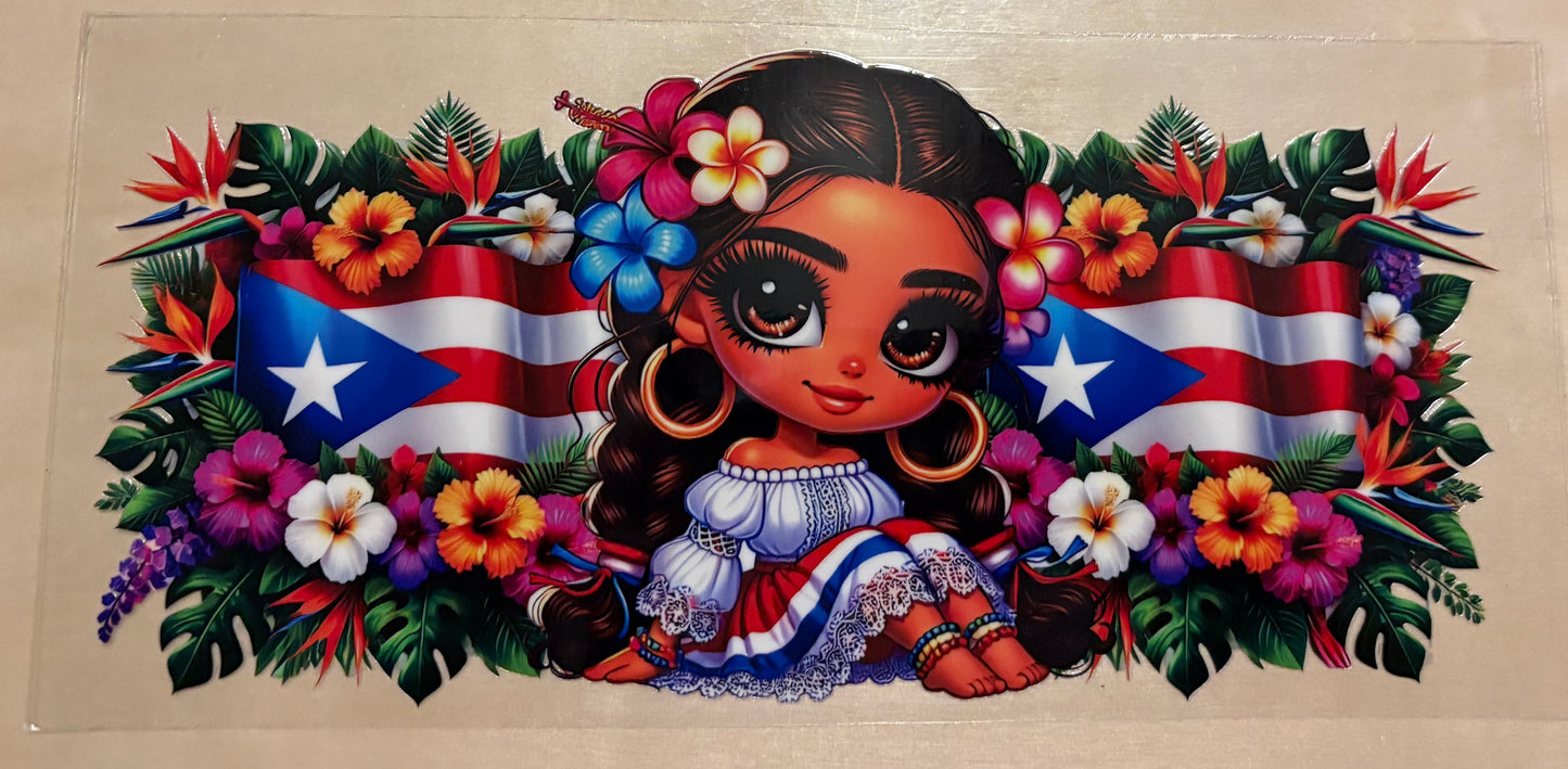 Puerto Rican Girl Wrap