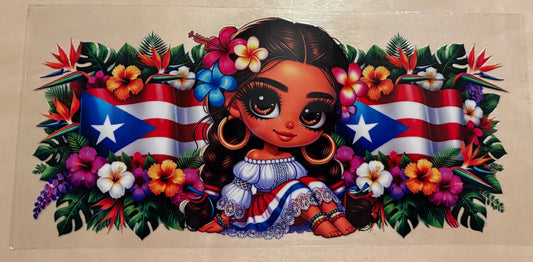 Puerto Rican Girl Wrap