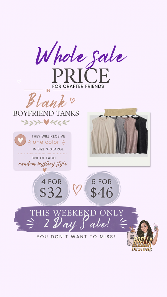 Blank tank sale !!